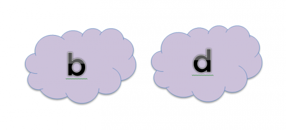 Practising-b-&-d-for-visual acuity